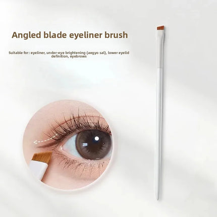 Cloud Porcelain 8-Piece Eyeshadow Brush Set Soft Bristle Blade Edge Eyeshadow Brush Nasal Shadow Brush Eye Makeup Diffusion Brus