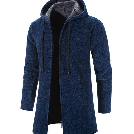 2025 Sweatwear Men's Hoodies Long Sleeve Sweatshirts for Men Zipper Hooded Mens Oversize Winter Top Jacket Coat Black Sweater