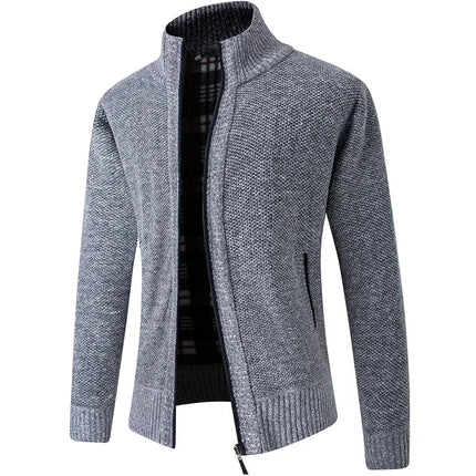 LEGIBLE 2025 Men's Sweaters Autumn Winter Wool Zipper Cardigan Sweaters Man Casual Knitwear Sweatercoat Male