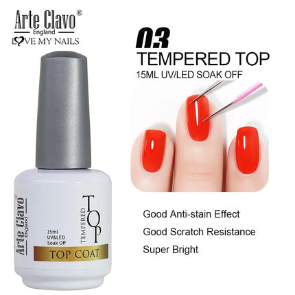 Arte Clavo Pearl Shiny Gel Nail Polish 10 Colors Manicure For Nails Soak Off UV LED Gel Nails Art Semi Permanent Gel Varnish