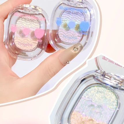 Chameleon Glitter Eyeshadow Highlighter Mashed potato High Gloss Shiny Crystal Brightening Bronzer Highlight Makeup Waterproof