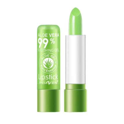 Aloe Vera Color-Changing Lipstick Long-Lasting, Moisturizing, Temperature-Activated Lip Balm, Fade-Resistant Nourishing Lip Care