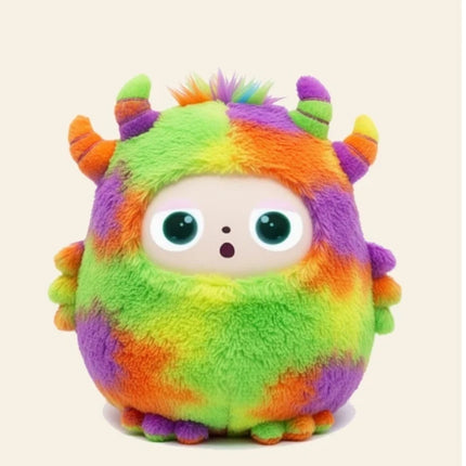 AI Intelligent Voice Interactive Plush Doll Emotional Dialogue Companion Robot Colorful Monster Fox 2025 New Edition Kids Gift