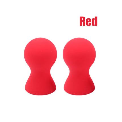 Silicone Nipple Suckers Breast Teaser Set, Soft Suction Cups for Nipple Stimulation, Colorful Silicone Nipple Stimulator Sex Toy