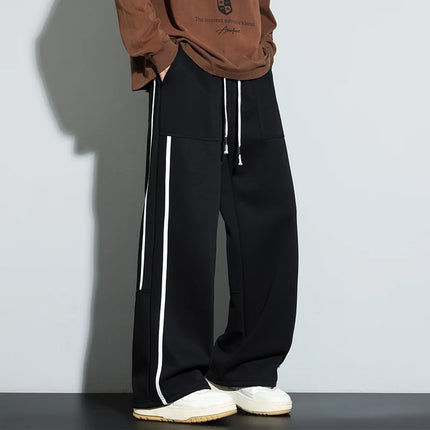2025 Men Sweatpants Baggy Joggers Cotton Korean Sports Pants  Neutral Loose Outdoor Jogger Fitness Trouser