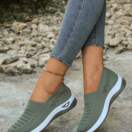 Fashionable casual single shoes, breathable and comfortable women's shoes, sports vulcanized shoes, anti-slip flat shoes