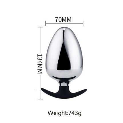 Runyu Metal Anal Plug Sexy Adult Butt Plug Penetration Anal Toy Plug Anul Huge Dildo Fetish But Pluk Erotic Products SM Sex Toys