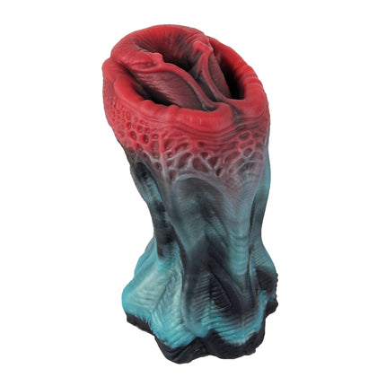 FAAK Soft & Elastic Silicone Pocket Pussy for Male Masturbator Textured Massage Channel Adult Sex Toys for Men Penis Training