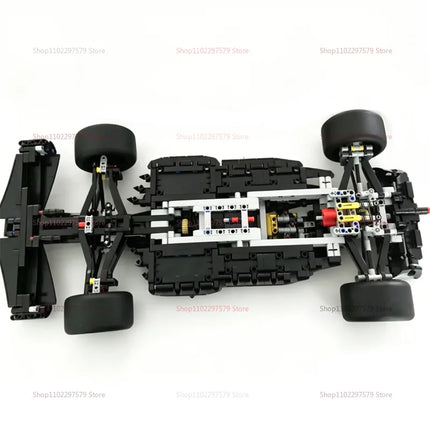 Speed Racing Car Building Blocks Set 1:10 Scale DIY Model Kit for Kids and Adults Collectible Race Car Toys 1200pcs Gift Display