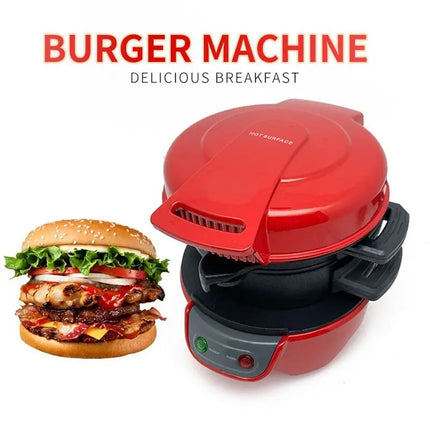 A84G-Household Breakfast Machine Hamburg Maker With Egg Cooker Ring Machine Bread Sandwich Machine Waffle Machine EU Plug