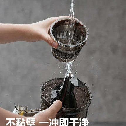 220V Xilanpu Stainless Steel Juicer with Pulp Separation Multi Function Large Mouth Automatic Juice Extractor DW