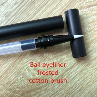 10/30/50pcs 1ml DIY Straight Fill Empty Eyeliner Tube With Steel Ball Liquid Eyeliner Pen Empty Pen Cosmetic Container