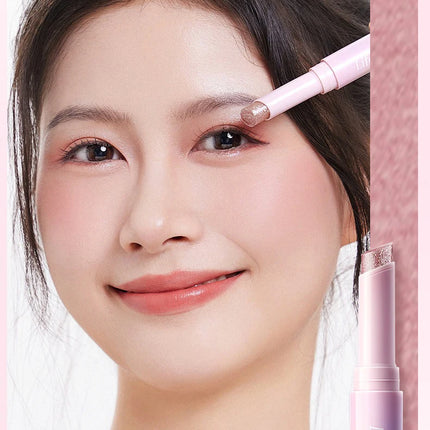 Water-like Jelly Eyeshadow Stick Pearlescent Glitter High-gloss Eyeshadow Crystal Shiny Multi-color Eye Shadow Highlighter Stick