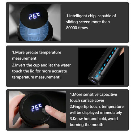 NEW Temperature Display Thermos Cup Stainless Steel Insulated Bottle For BMW Performance X1 M3 M6 F01 F02 E34 E36 E60 F10 F20