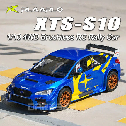 NEW Rlaarlo XTS-S10 RC Rally Car Brushless 4WD 1/10 Electric Remote Control Model Car RTR Adults Children Toys