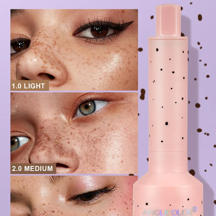 Five-point Freckle Stamp Natural Waterproof Quick Dry Liquid Freckles Pen Long Lasting Air Cushion Freckles Stick Dot Spot Tool