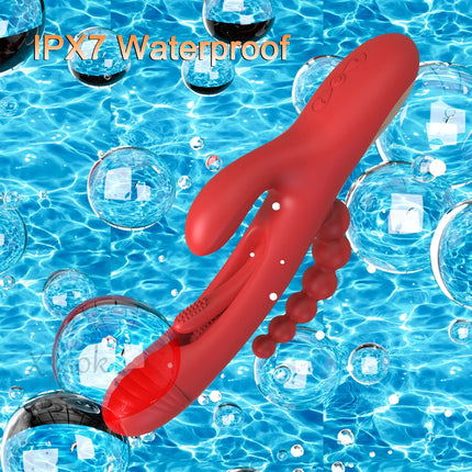 3 in 1 Tapping Flapping Vibrator for Women Clitoris Clit Sucker Stimulator Sex Toys Female Rabbit Sucking Vibrators Adult Goods
