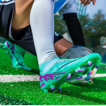 Men Football Shoes TF/FG Society Cleats Indoor Soccer Shoes Professional Football Field Boots Fast Unisex Sneaker Top Quality