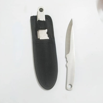 4/3PCS a Set Non-Sharpened Knife Dull Edge Fixed Blade Pocket Knife