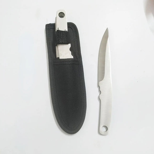 4/3PCS a Set Non-Sharpened Knife Dull Edge Fixed Blade Pocket Knife