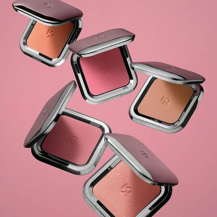 KIKO Unlimited Blush Long Lasting Rouge Powder Blusher With a Buildable Result Lipstick Cheek Pocket Blush Easy To Apply Color
