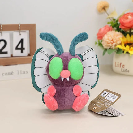 New Pokemon Gengar Plush Toy Shiny Gyarados Shinx Butterfree Soft Stuffed Doll Cute Sprigatito Floragato Fuecoco Fluff Doll Gift