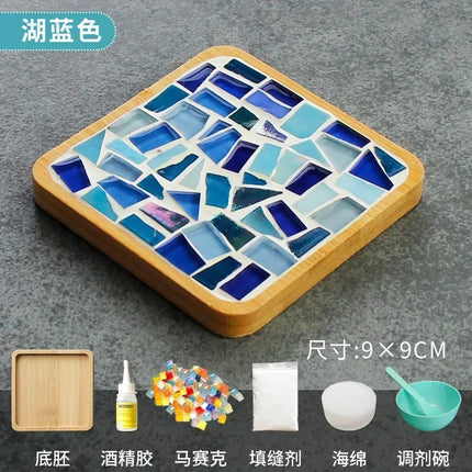 Mosaic Coaster DIY Kit Bamboo / Dessous-de-Verre Mosaïque DIY Bambou