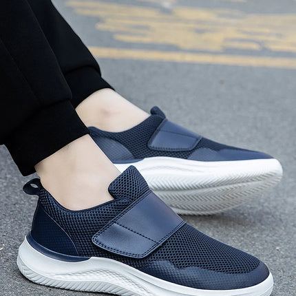 Men's Orthopedic Wide Swollen Feet Walking Casual Shoes Thumb Eversion Adjusting Soft Comfortable Diabetic Men's Shoes Large Size