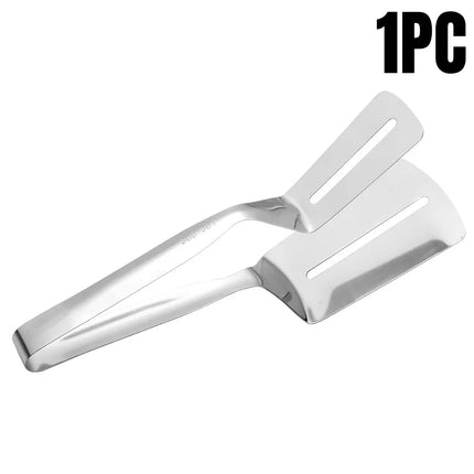 1/2/4Pcs Stainless Steel Steak Clips Multifunctional Spatula Double-Sided Cooking Tongs For Fish Meat Pizza Kitchen Baking Tools