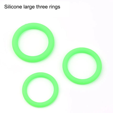 3/6Pcs Silicone Lock Ring for Men Ejaculation Delay Screw Eye Penis Ring Foreskin Hindrance Adult Sexual Health Product
