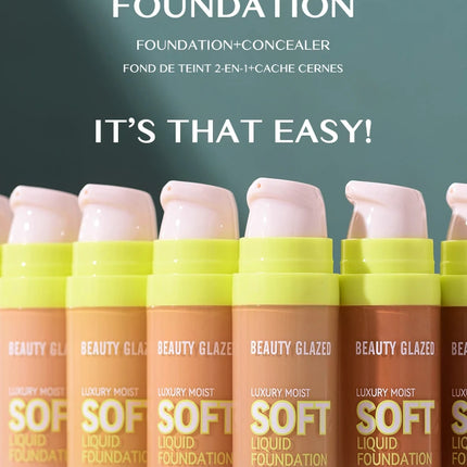 Flawless All Day: 8 Color Waterproof Concealer Foundation For Women Makeup Full Coverage Long Lasting Moisturizing