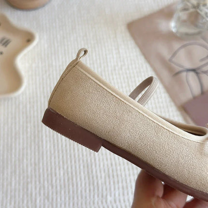 Kids Ballet Flats for Girls with Cute Bowtie and Colorful Options Non-Slip Soft Sole Toddler Dance Practice Flats Elegant spring