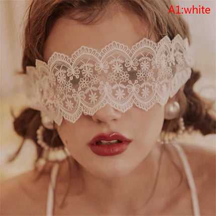 Sexy Black Lace Masquerade Mask Women Halloween Costume Party Rabbit Bunny Ears Lace Eye Mask Black 1pcs