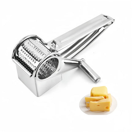 Stainless Steel Cheese Grater Hand Cranked Multifunctional Vegetable Chocolate Carrot Nut Slicer Fast Efficient Kitchen Tools