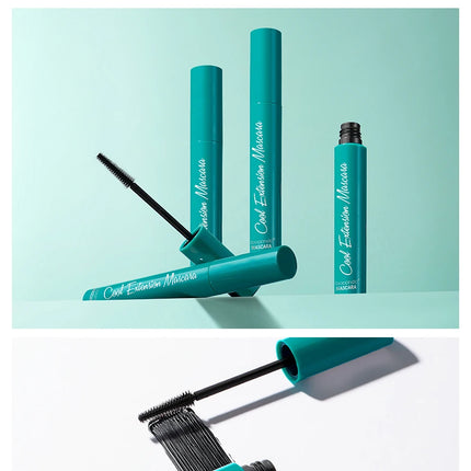 Cool Extension Mascara Eyelashes Long Lasting Curled Sweatproof Mascara Black Silk Fibre Make Up Beauty Korean Cosmetics
