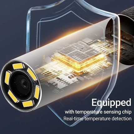 360 Articulating Borescope 1080P 6.0mm 4.3inch LCD Monitor Industrial Inspection Camera With 2 Way Articulation For Automotive