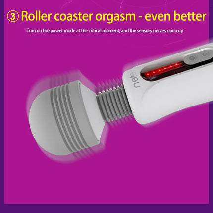 Leten Clitoral Vibrator for Female Masturbation Orgasm AV Stick Magic Wand Massager Stimulate Nipple Clitoris Sex Toys for Woman