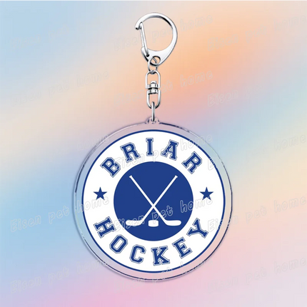 Classic TV Show Off Campus Keychains Elle Kennedy Briar U Garrett Graham Hockey Keyring Jewelry Fans Friends Gifts