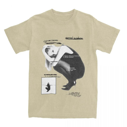 Eternal Sunshine Tracklist Music T-Shirt Summer Ariana Grandes T-Shirts Cotton Cool Tee Shirt for Couple Short Sleeve Tops