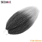 T1B-Silver / China Mainland / 20inches-50cm|7Pcs/Lot