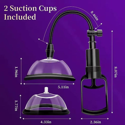 Manual Pussy Pump Vagina Clitoris Sucker Adult Sex Toy Manual Women Breast Massage Nipple Stimulator Enlarge Vacuum Pump Cover