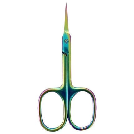 Stainless Steel Cuticle Scissors with Curved Pointed Tips Ultra-thin  Cuticle and Keratin Removal Nail Beauty Scissors