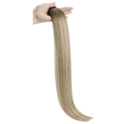 Moresoo Virgin Tape in Hair Extensions 100% Real Human Hair 2.5g/pcs Natural Straight High Quality 12 Months Hair Tape ins