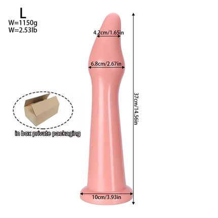 4 Sizes Long Anal Plug Big Anal Dialator Dildo Huge Long Large XL Anal Plug Training Expansion Butt Plug Sex Toys for Women Gay
