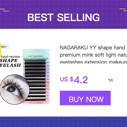 NAGARAKU Stainless Steel Straight Curved Nail Volume Eyelash Accurate Tweezers Nippers Pointed Clip Set Makeup Tools