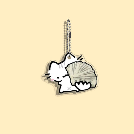 Funny Cat Character Keychain Student Gift Bag Women's Bag Cute Things Gift For Best Friends Wholesale Gifts Kitty