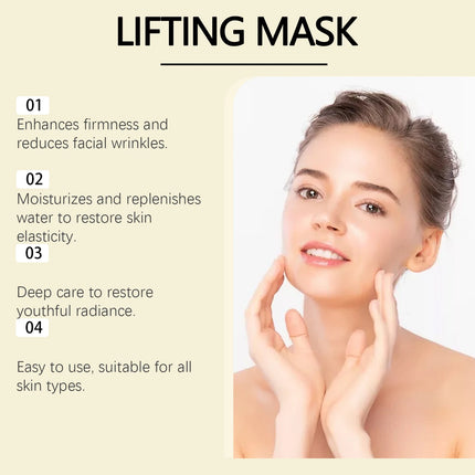 24k Gold Collagen Chin Lifting Mask Eliminate Double Chin Reduce Face Wrinkle Remover Firming Lifting V Shape Face Lift up Mask