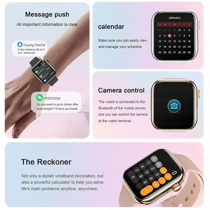 New Smart Watch Women Series 10 Screen Bluetooth Call Heart Rate Blood Pressure Men GPS Smartwatch for Android IOS Sports Watch