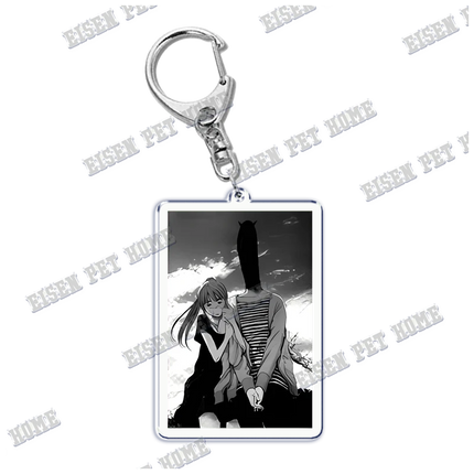 Goodnight Punpun Oyasumi Punpun Key Chain Keychains Ring for Accessories Bag Graffiti Pendant Keyring Jewelry Fans Gifts