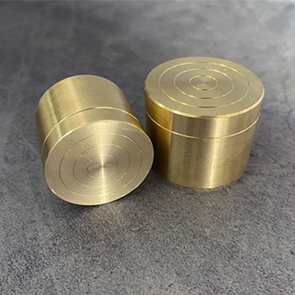Fun Double Brass Box Magic Tricks Coin/Ring Into Metal Box Gimmick Close up Magic Props Illusios Street Magic Magician